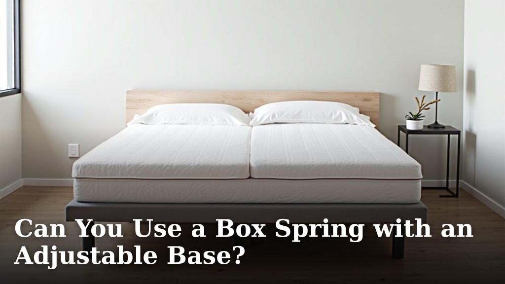 Can You Use a Box Spring with an Adjustable Base?