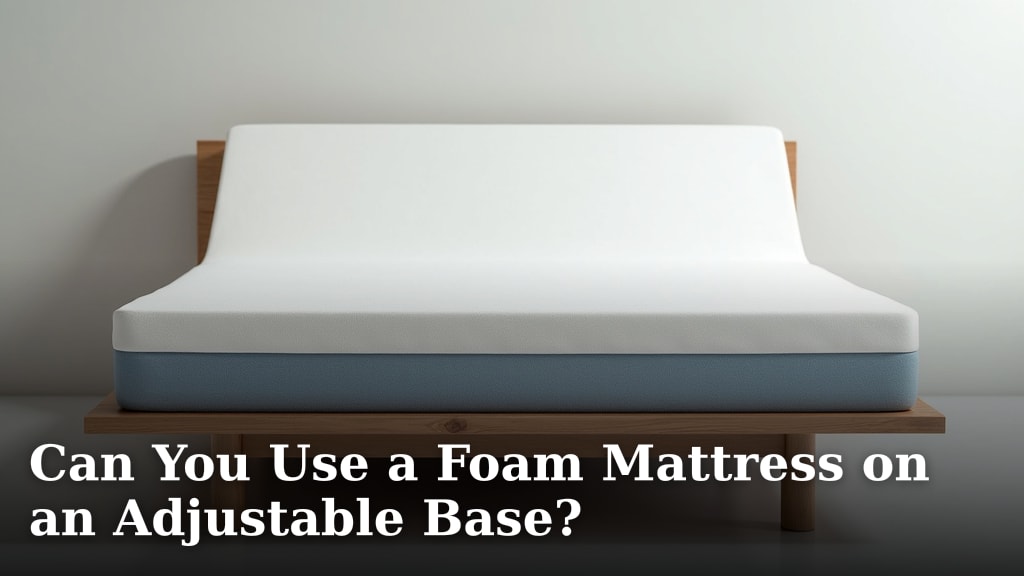 Can You Use a Foam Mattress on an Adjustable Base?