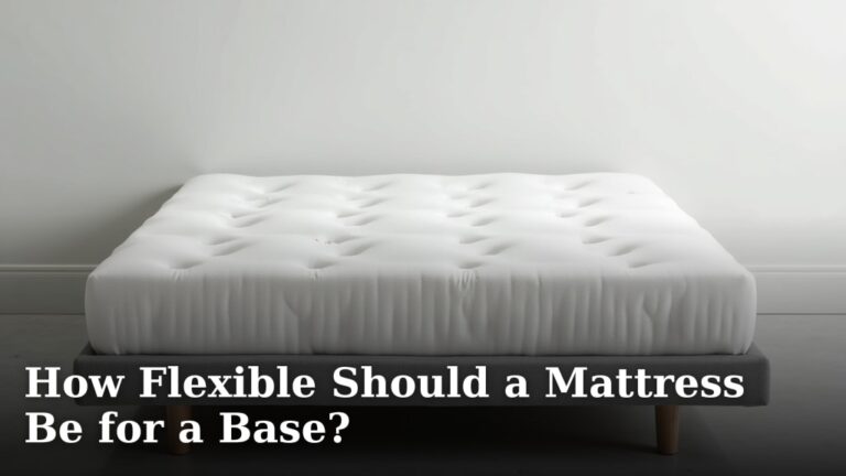 How Flexible Should a Mattress Be for a Base?