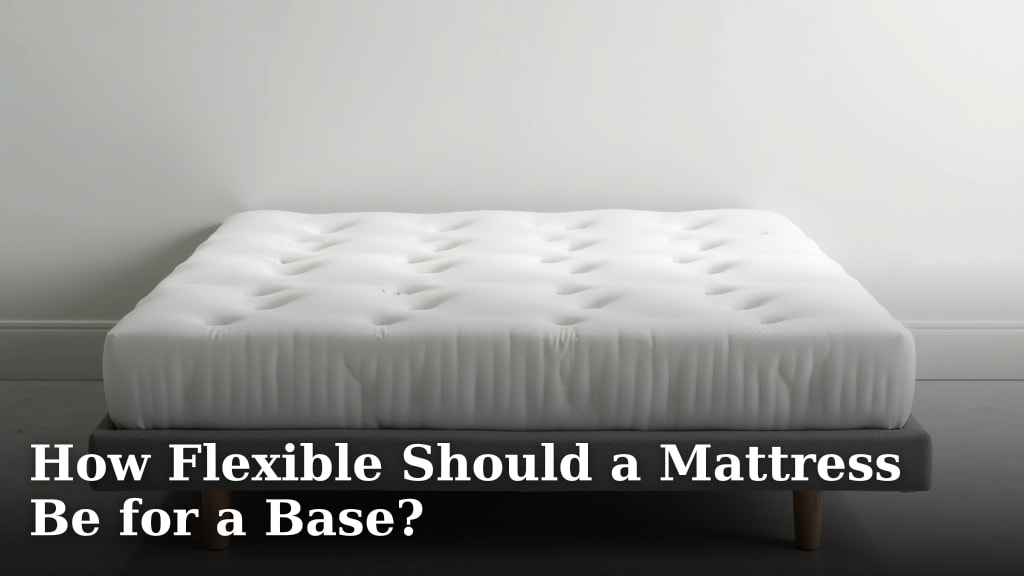 How Flexible Should a Mattress Be for a Base?