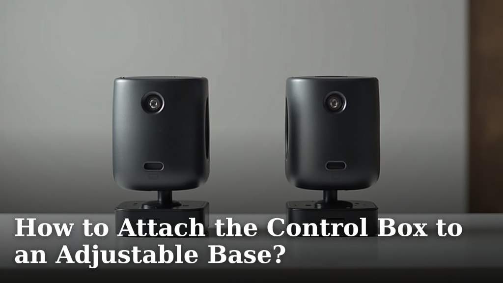 How to Attach the Control Box to an Adjustable Base?