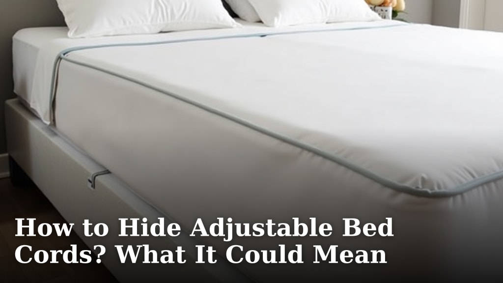 How to Hide Adjustable Bed Cords? What It Could Mean