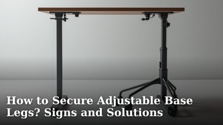 How to Secure Adjustable Base Legs? Signs and Solutions