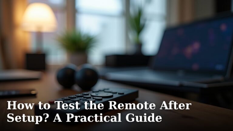 How to Test the Remote After Setup? A Practical Guide