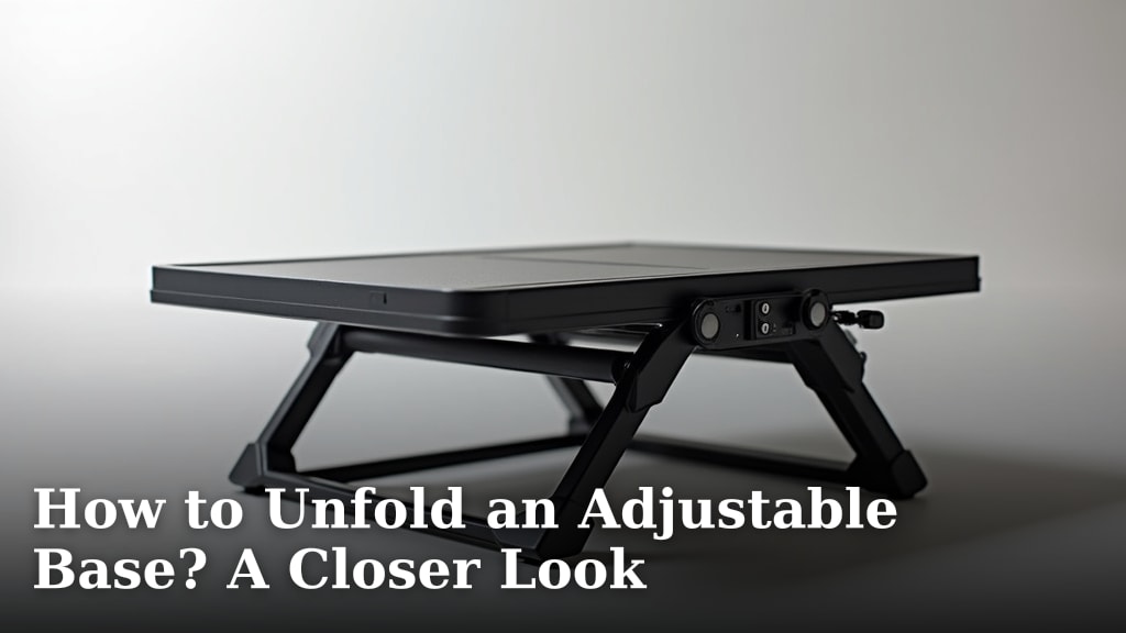 How to Unfold an Adjustable Base? A Closer Look