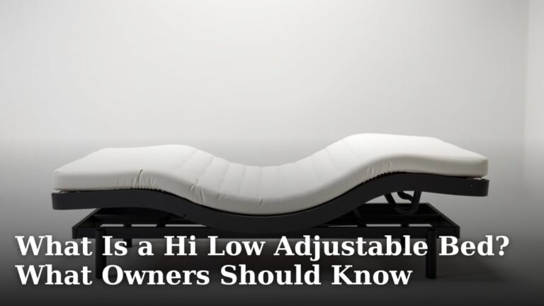 What Is a Hi Low Adjustable Bed? What Owners Should Know