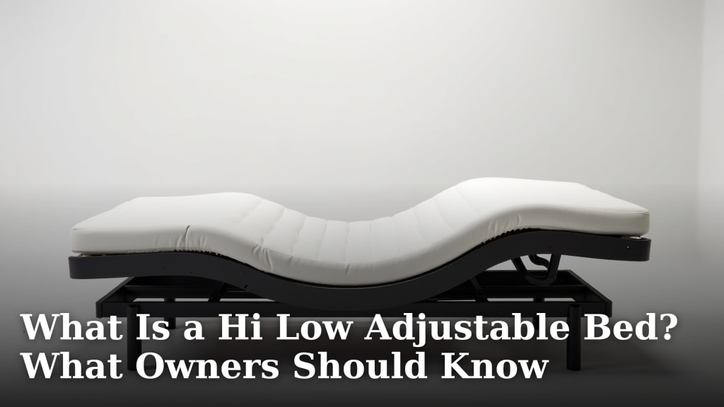 What Is a Hi Low Adjustable Bed? What Owners Should Know
