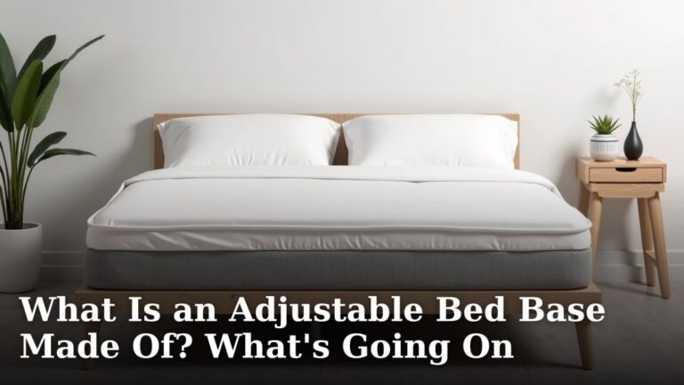 What Is an Adjustable Bed Base Made Of? What's Going On
